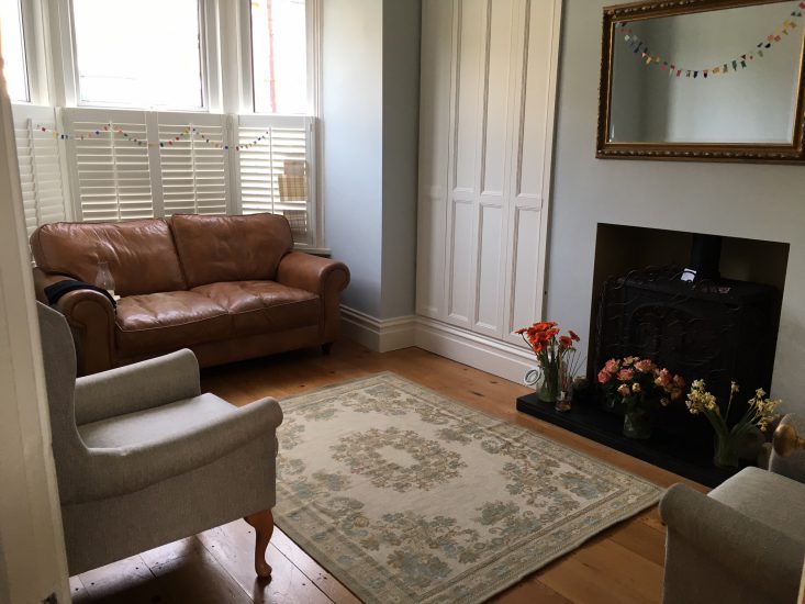 Comfortable counselling room in Victorian House, Southsea